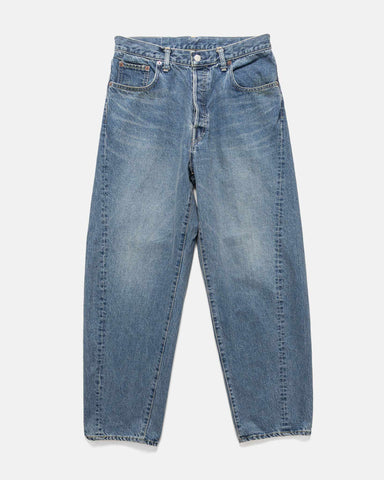 ssstein Twist Seam Vintage Denim Jeans Indigo, Bottoms