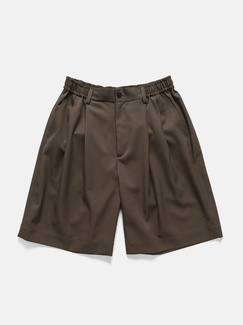 ssstein Wide Easy Short Trousers Dark Beige, Shorts