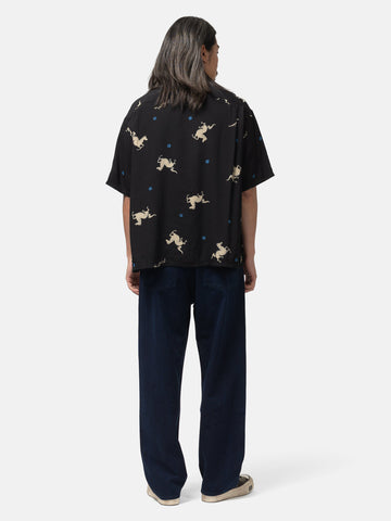 visvim Crosby Shirt S/S Black, Shirts