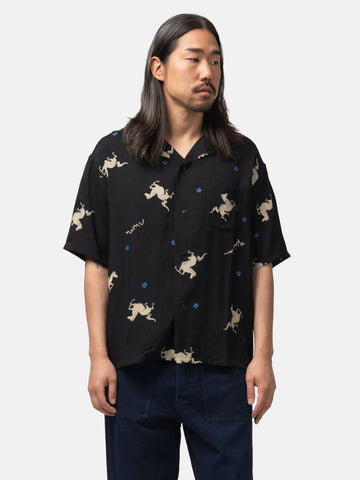 visvim Crosby Shirt S/S Black, Shirts