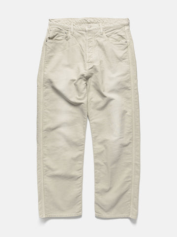 visvim Fluxus 01 Wide G.Cords Ivory, Pants