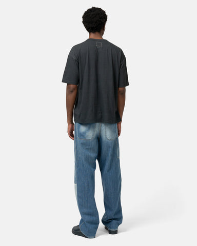 visvim Jumbo Tee S/S DMGD Black, T-Shirts