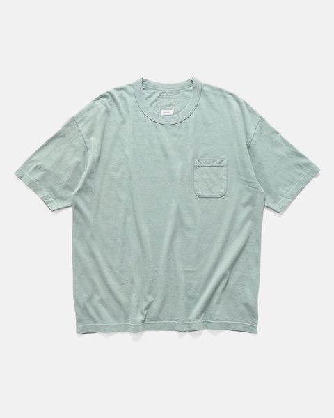 visvim Jumbo Tee S/S DMGD Lt. Green, T-Shirts