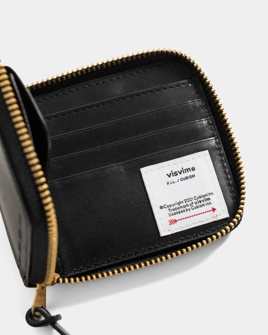 visvim Leather Bi-Fold Black, Wallets