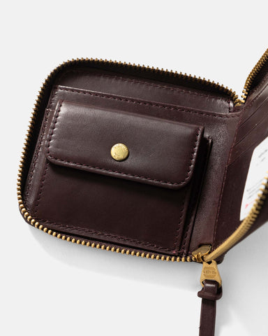 visvim Leather Bi-Fold Burgundy, Wallets
