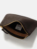 visvim Leather Travel Pouch Dk. Brown, Pouches