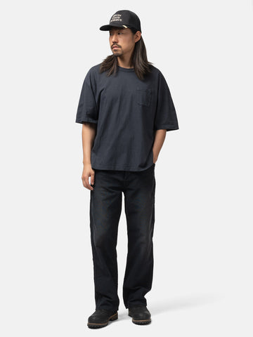 visvim Mondo Tee S/S DMGD Black, T-Shirts