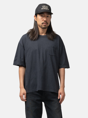 visvim Mondo Tee S/S DMGD Black, T-Shirts