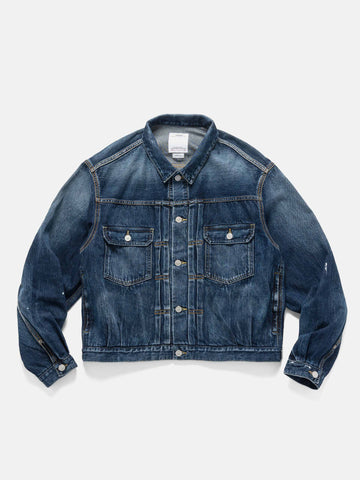 visvim SS 101X JKT DMGD-1010 Indigo, Denim Jackets