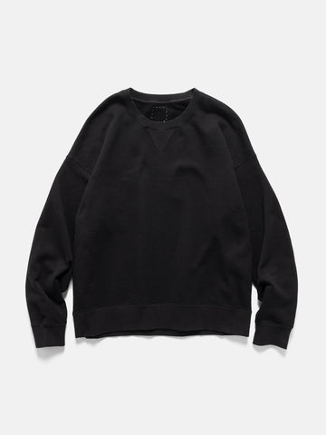 visvim Ultimate Jumbo SB Sweat L/S Black, Sweatshirts