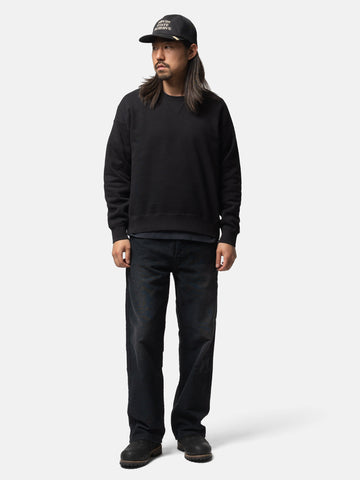 visvim Ultimate Jumbo SB Sweat L/S Black, Sweatshirts