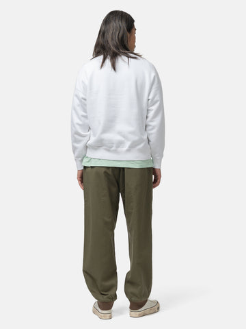 visvim Ultimate Jumbo SB Sweat L/S White, Sweatshirts