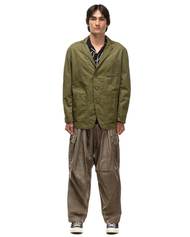 Cotton Linen Chino Cloth RANDONNEUR Bike JKT Khaki - HAVEN